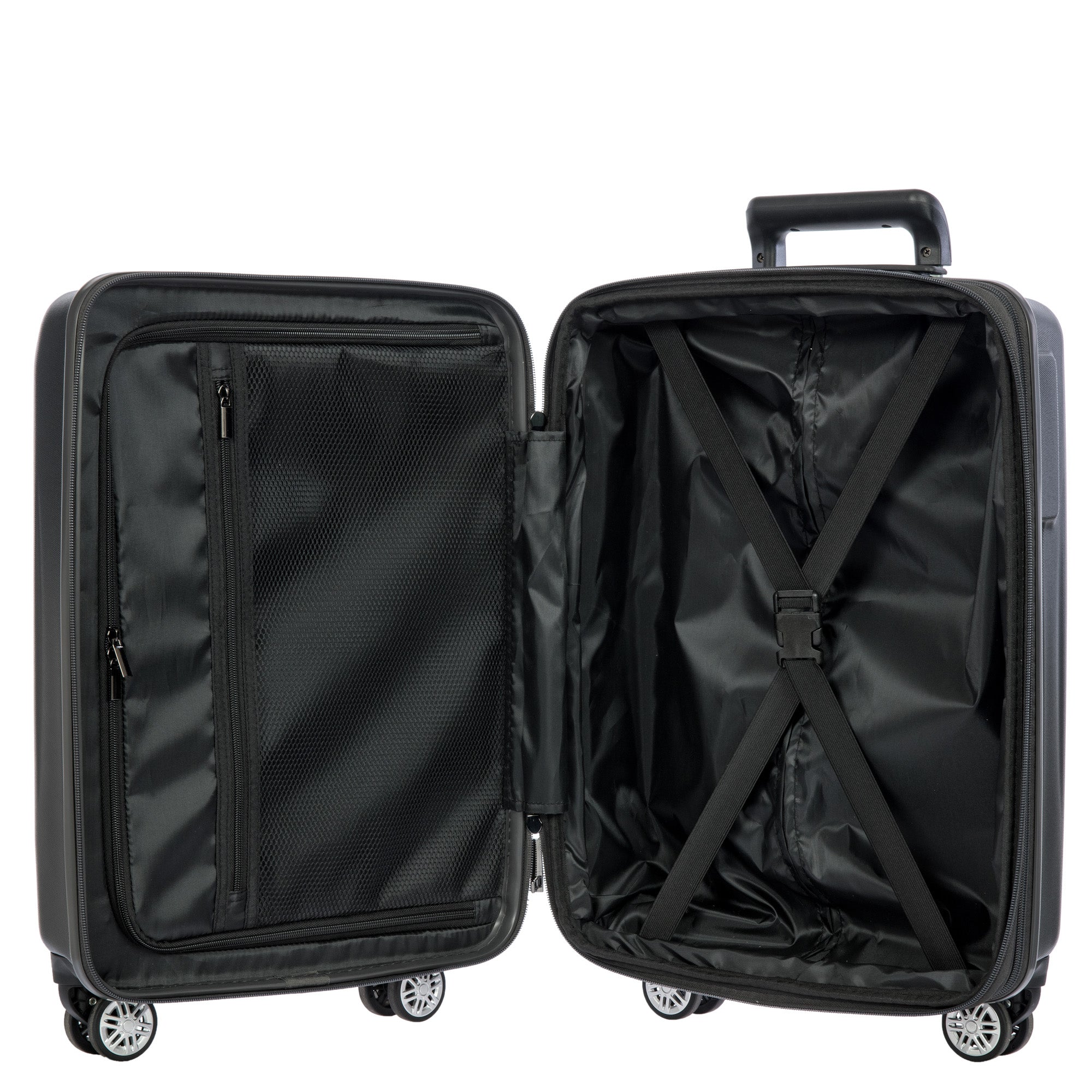 Bric's Cervia 21" Spinner Carry-on with Front Pocket ( Dark Grey , 21-Inch ) Dark Grey 21 Inch U2