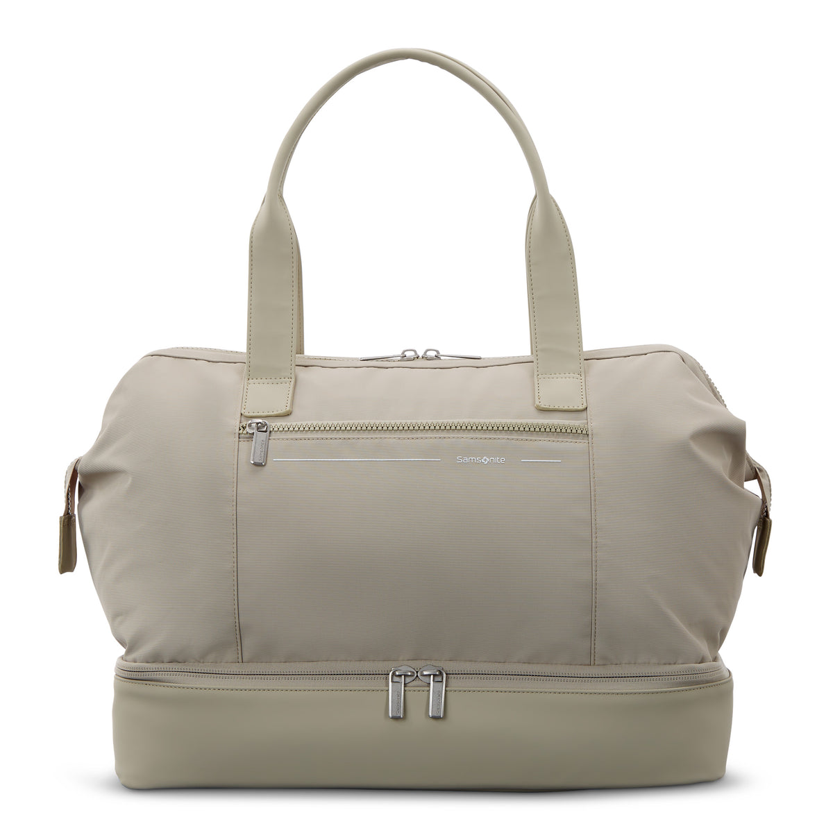 Samsonite Better Than Basic Drop Bottom Weekender ( Limestone Grey , One Size ) Limestone Grey One Size U4