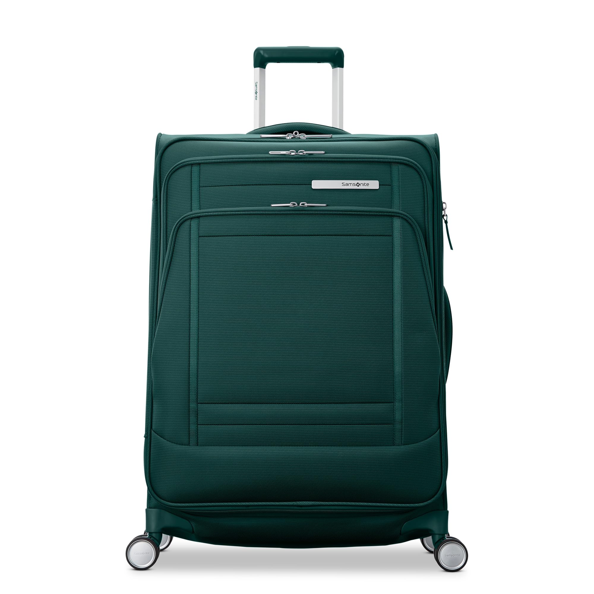 Samsonite UpLIFT Lightweight Softside Expandable Luggage ( Emerald Green , Medium Checked ) Emerald Green Medium Checked U3