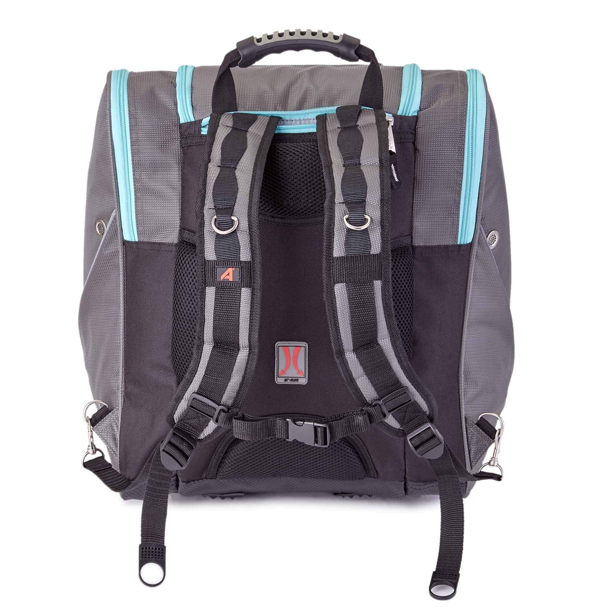 Athalon Everything Boot Bag/Backpack ( Grey/Teal , One Size ) Grey/Teal One Size U1