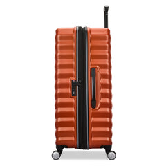 Samsonite Hard-Sided 28-Inch Lightweight Checked Large Expandable Element Suitcase: Durable, 360 Spinner Wheels, Adjustable Telescopic Handle, TSA-Approved Lock ( Copper Orange , 28-Inch Checked-Large ) Copper Orange 28 Inch Checked Large U1