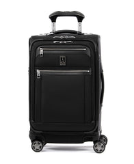 Travelpro Platinum Elite Softside Expandable Carry on Luggage, 8 Wheel Spinner Suitcase, USB Port, Suiter, Men and Women, Carry On 21-Inch ( Shadow Black , Carry-On 21-Inch ) Shadow Black Carry On 21 Inch U35
