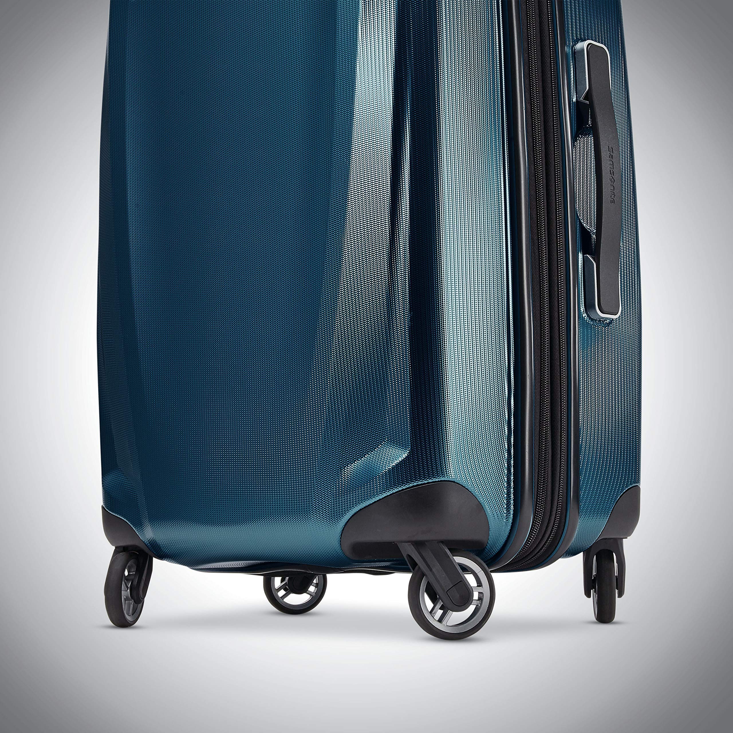 Samsonite Winfield 3 DLX Spinner ( Navy , Checked-Medium 25-Inch ) Navy Checked Medium 25 Inch U6