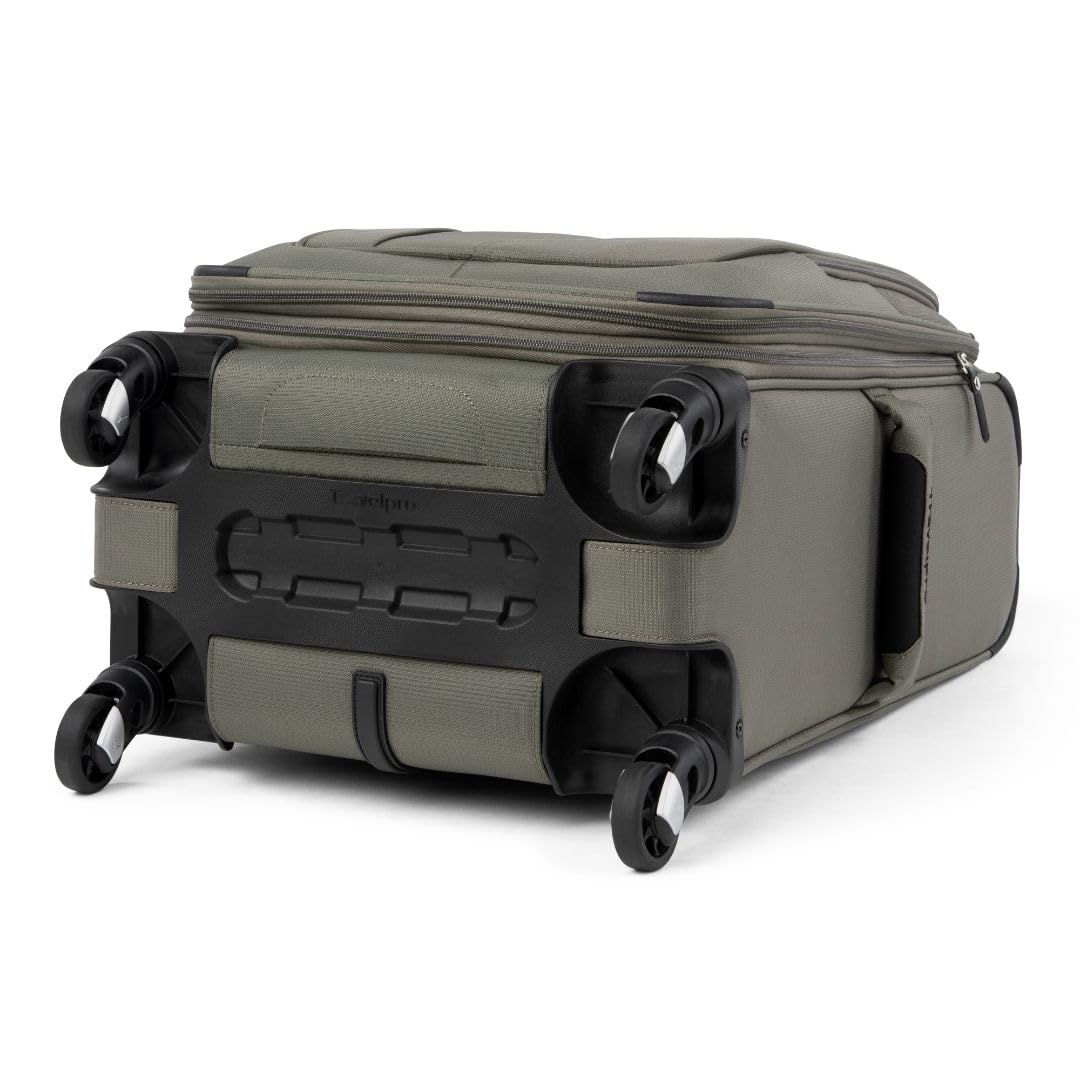 Travelpro Maxlite 5 Softside Expandable Luggage with 4 Spinner Wheels, Lightweight Suitcase, Men and Women ( Slate Green , Carry-on 21-Inch ) Slate Green Carry On 21 Inch U16