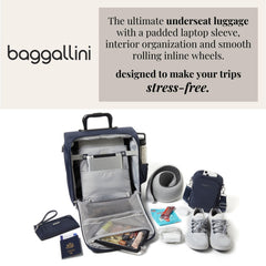 Baggallini 2 Wheel Underseater ( Black II , One Size ) Black II One Size U1