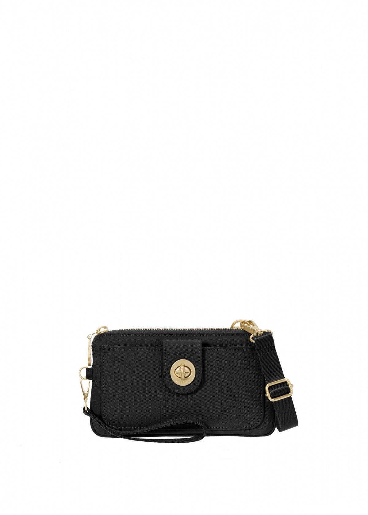 Baggallini RFID Lisbon Wristlet ( Black , One Size ) Black One Size U1