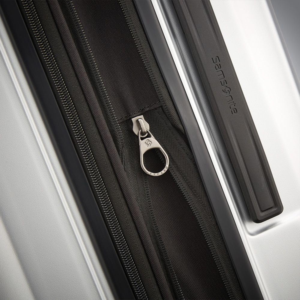 Samsonite Octiv Hardside Spinner ( Aluminum Silver , Front Pocket Carry-On 21 inch ) Aluminum Silver Front Pocket Carry On 21 Inch U1