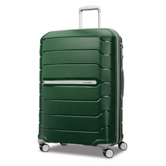 Samsonite Freeform Hardside Expandable with Double Spinner Wheels ( Pine Green , Checked-Large 28-Inch ) Pine Green Checked Large 28 Inch U1