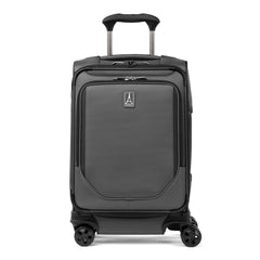 Travelpro Crew Classic Lightweight Softside Expandable Luggage, 2 Wheel Upright Rollaboard Suitcase, Men and Women ( Titanium Grey , Compact Carry On 20-Inch ) Titanium Grey Compact Carry On 20 Inch U4