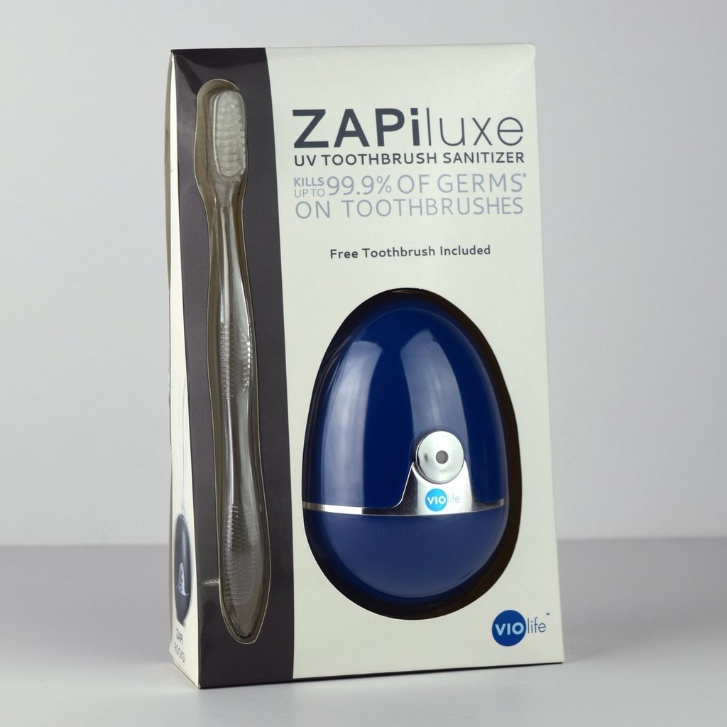 Violife Zapi Luxe UV Toothbrush Sanitizer Cobalt Blue One Size U1