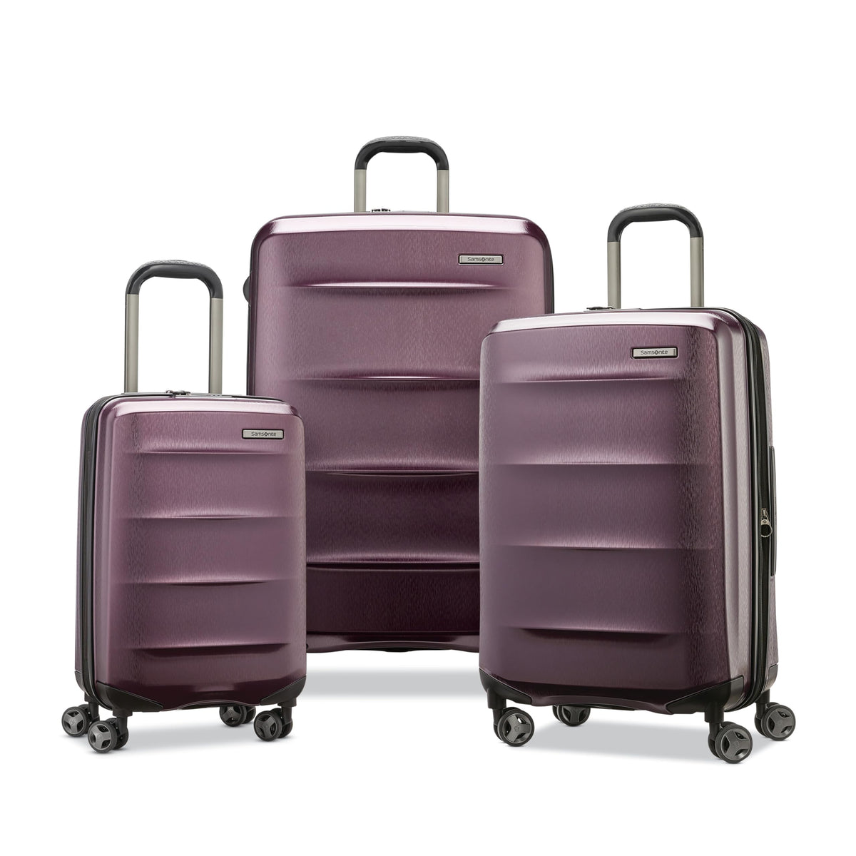 Samsonite Octiv Hardside Spinner ( Amethyst Purple , 3-Piece Set (20/24/28) ) Amethyst Purple 3 Piece Set 20 24 28 U1