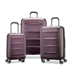 Samsonite Octiv Hardside Spinner ( Amethyst Purple , 3-Piece Set (20/24/28) ) Amethyst Purple 3 Piece Set 20 24 28 U1