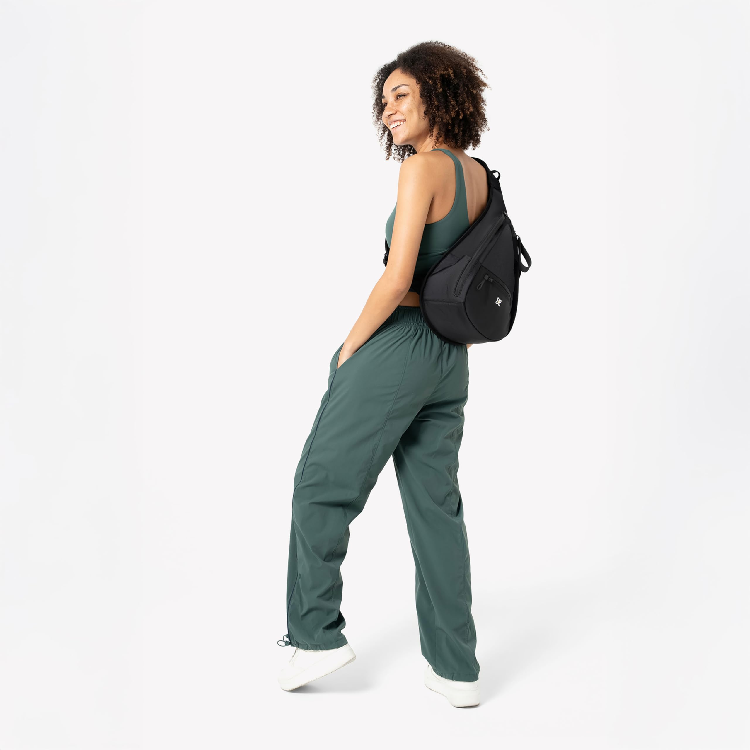 Sherpani Esprit, Sling Backpack, 10L Travel Bag, Women Shoulder Sling Purse, Crossbody Backpack, Travel Gifts, Pickleball Bag, RFID Protection, Fits 10 Inch Tablet ( Raven , One Size ) Raven One Size U1