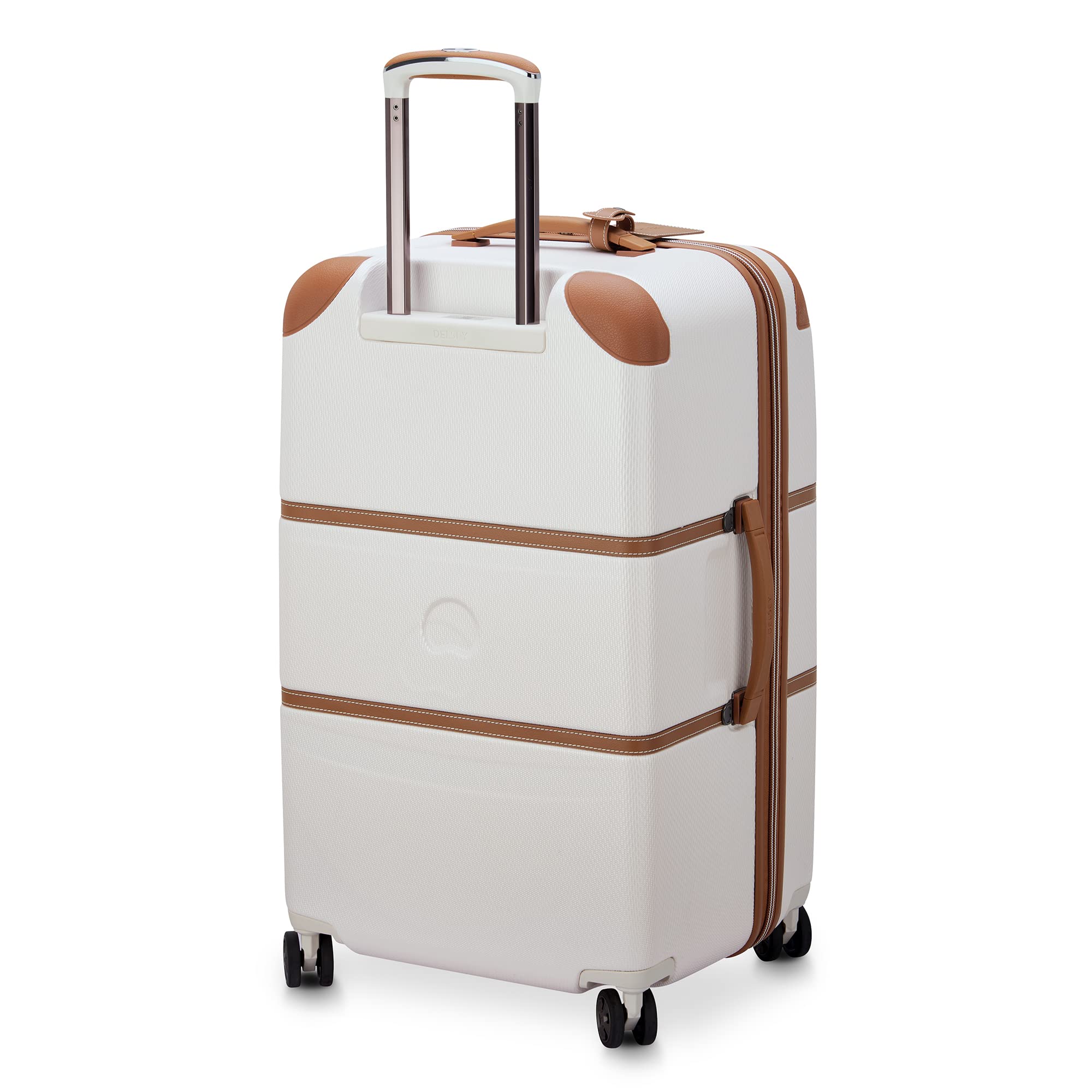 DELSEY Paris Chatelet Air 2.0 Hardside Luggage with Spinner Wheels ( Angora , Checked-26 Inch Trunk ) Angora Checked 26 Inch Trunk U3