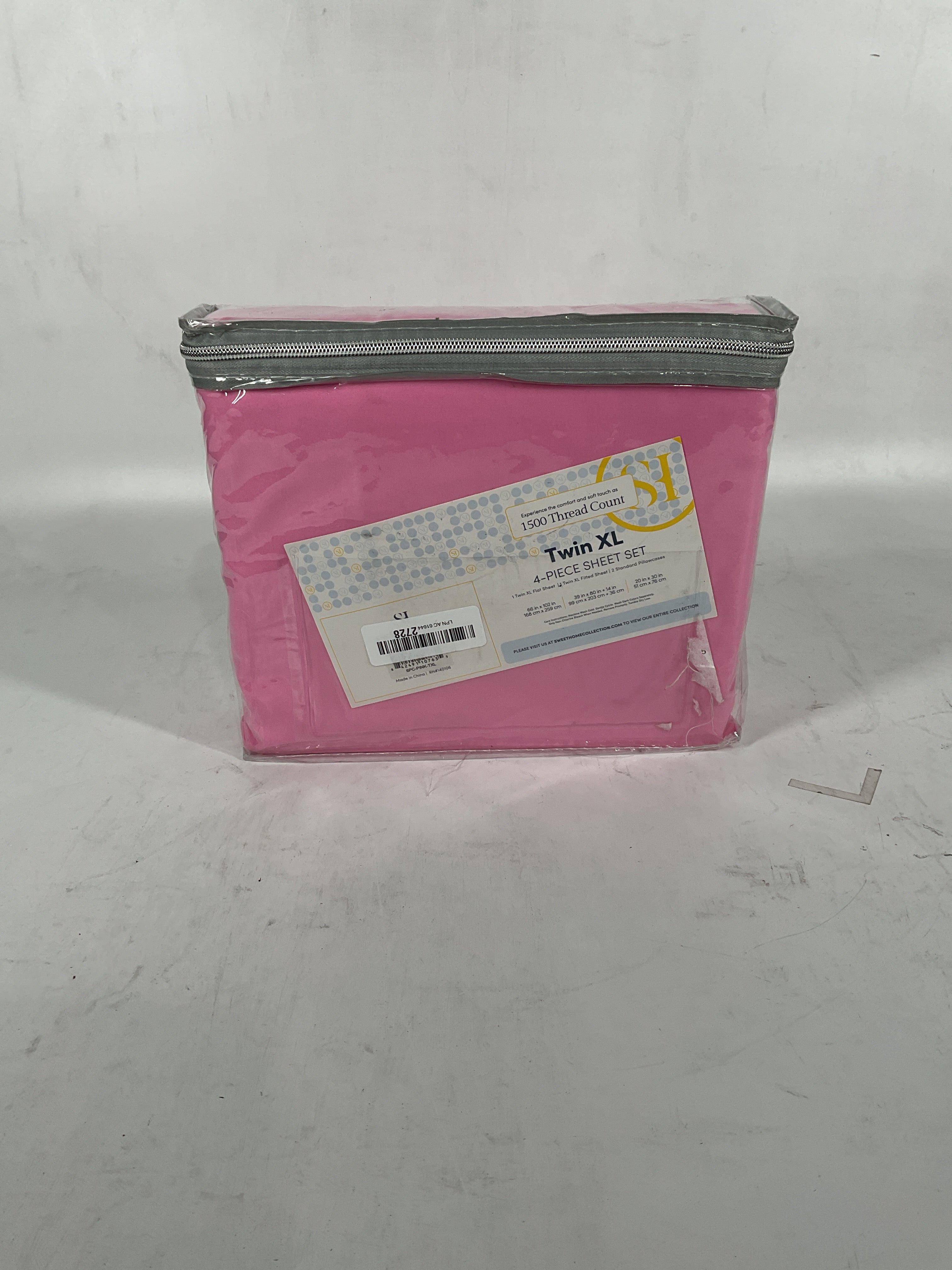 Twin XL Size Bed Sheets - 4 Piece 1500 Supreme Collection Fine Brushed Microfiber Deep Pocket Twin X-Large Sheet Set Bedding - 1 EXTRA PILLOW CASES, GREAT VALUE, Twin XL, Pink Pink Twin XL(Pack of 1) U1