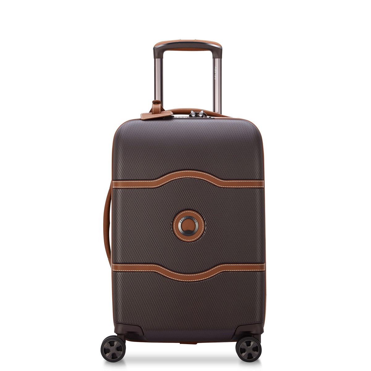 DELSEY Paris Chatelet Air 2.0 Hardside Luggage with Spinner Wheels ( Chocolate Brown , Carry-on 19 Inch ) Chocolate Brown Carry On 19 Inch U7
