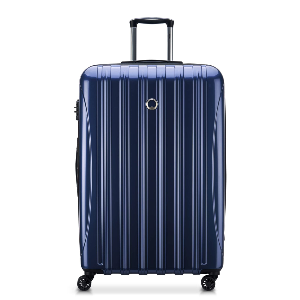 Delsey Helium Aero 29" Expandable Spinner Trolley ( Blue Cobalt , Checked-Large 29 Inch ) Blue Cobalt Checked Large 29 Inch U9