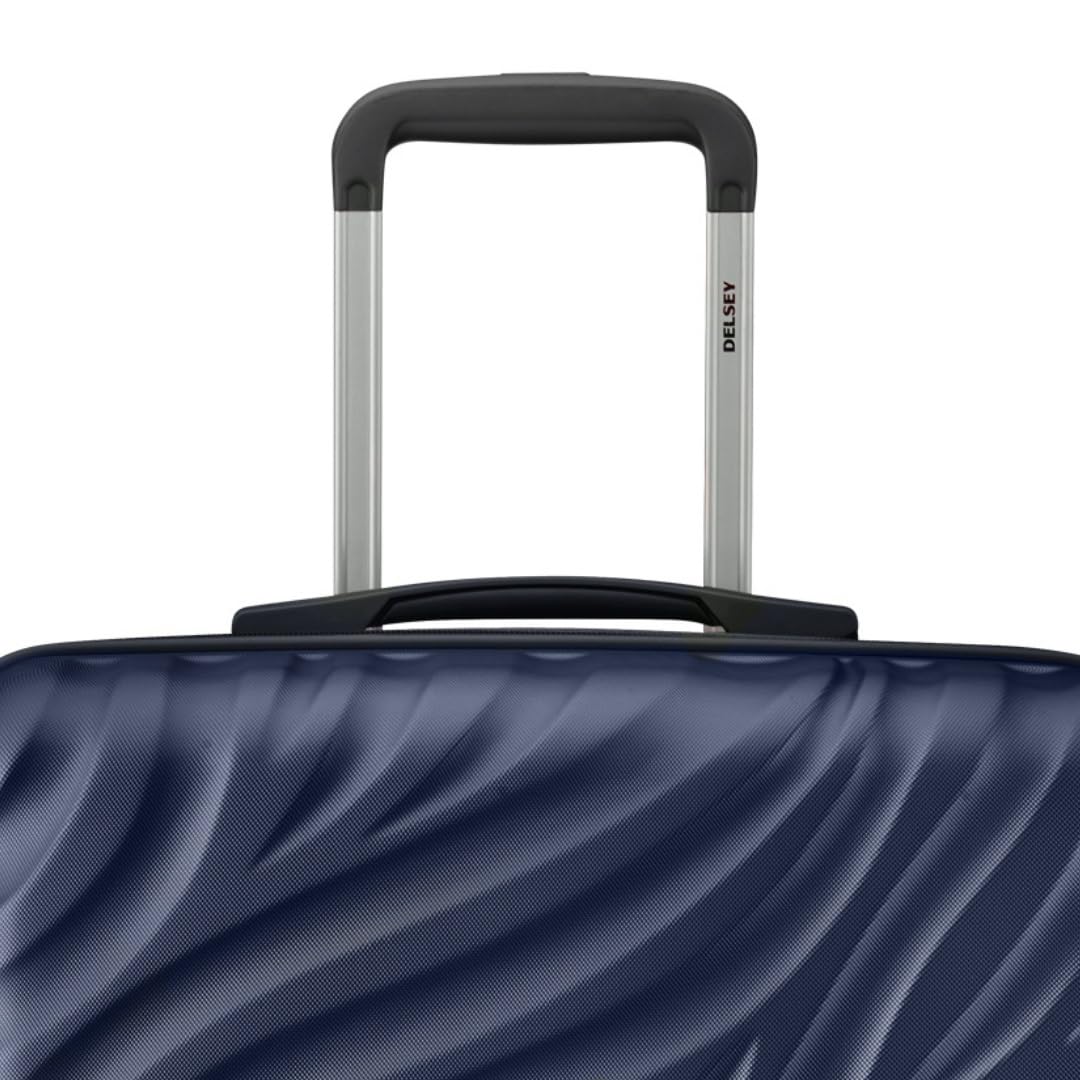 Delsey Alexis Lightweight Luggage, 4-Wheel Spinners Hardshell Suitcase, Expandable with TSA Lock  ( Navy , 3-piece Set (21"/25"/29") ) Navy 3 Piece Set 21 25 29 U7