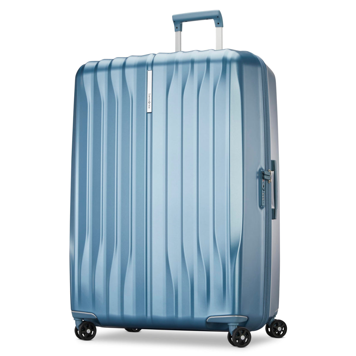 Samsonite UpLIFT Hardside Luggage with Spinner Wheels - Airline-Approved, TSA Lock, Adjustable Handle System - Polycarbonate Hard Suitcase for Ultra Lightweight Travel ( Elemental Blue , Checked-X-Large-31-Inch ) Elemental Blue Checked X Large 3 U1