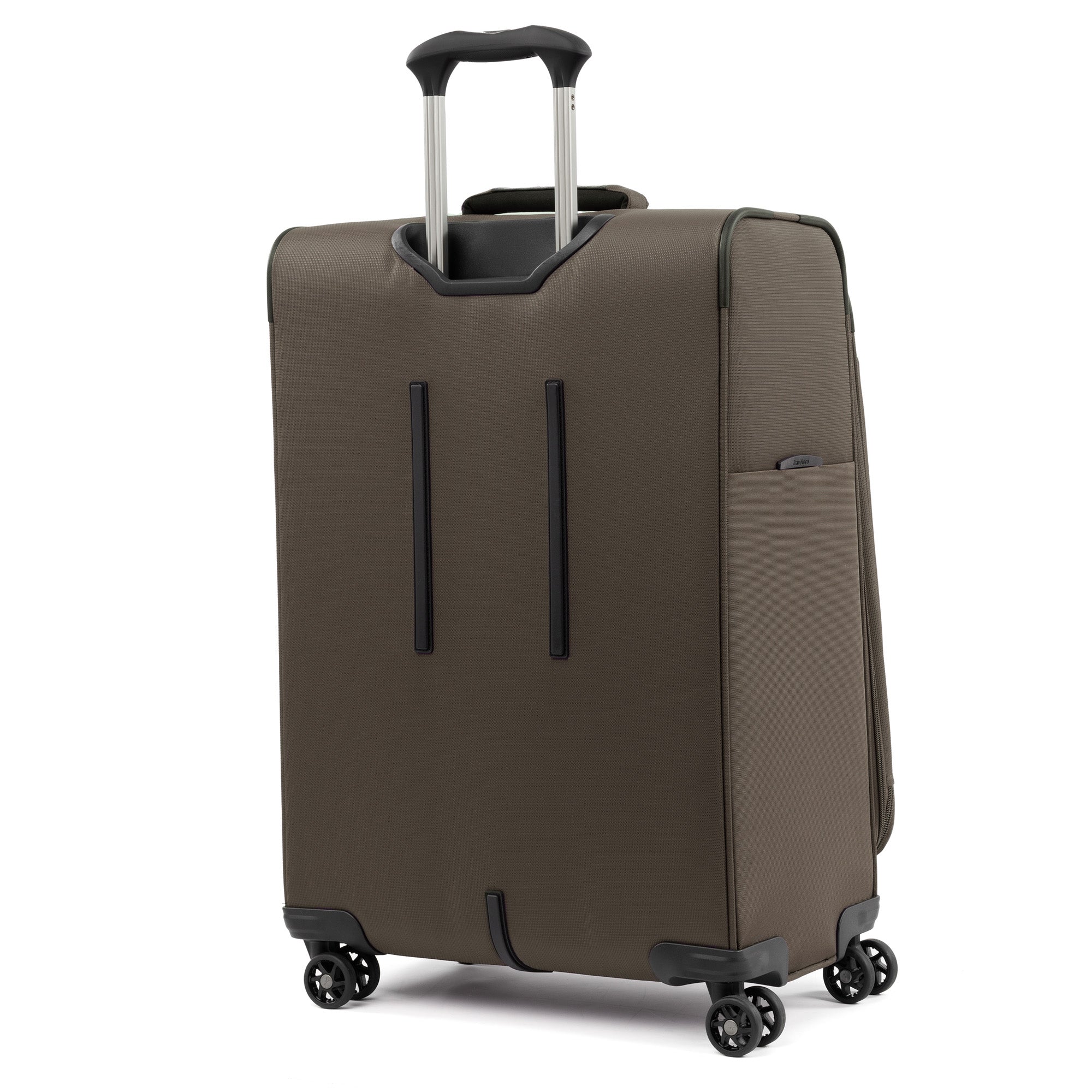 Travelpro Tourlite Softside 25" Expandable Luggage with 4 Spinner Wheels, Lightweight Suitcase, Checked Medium ( Espresso , Checked-Medium 25-Inch ) Espresso Checked Medium 25 Inch U1