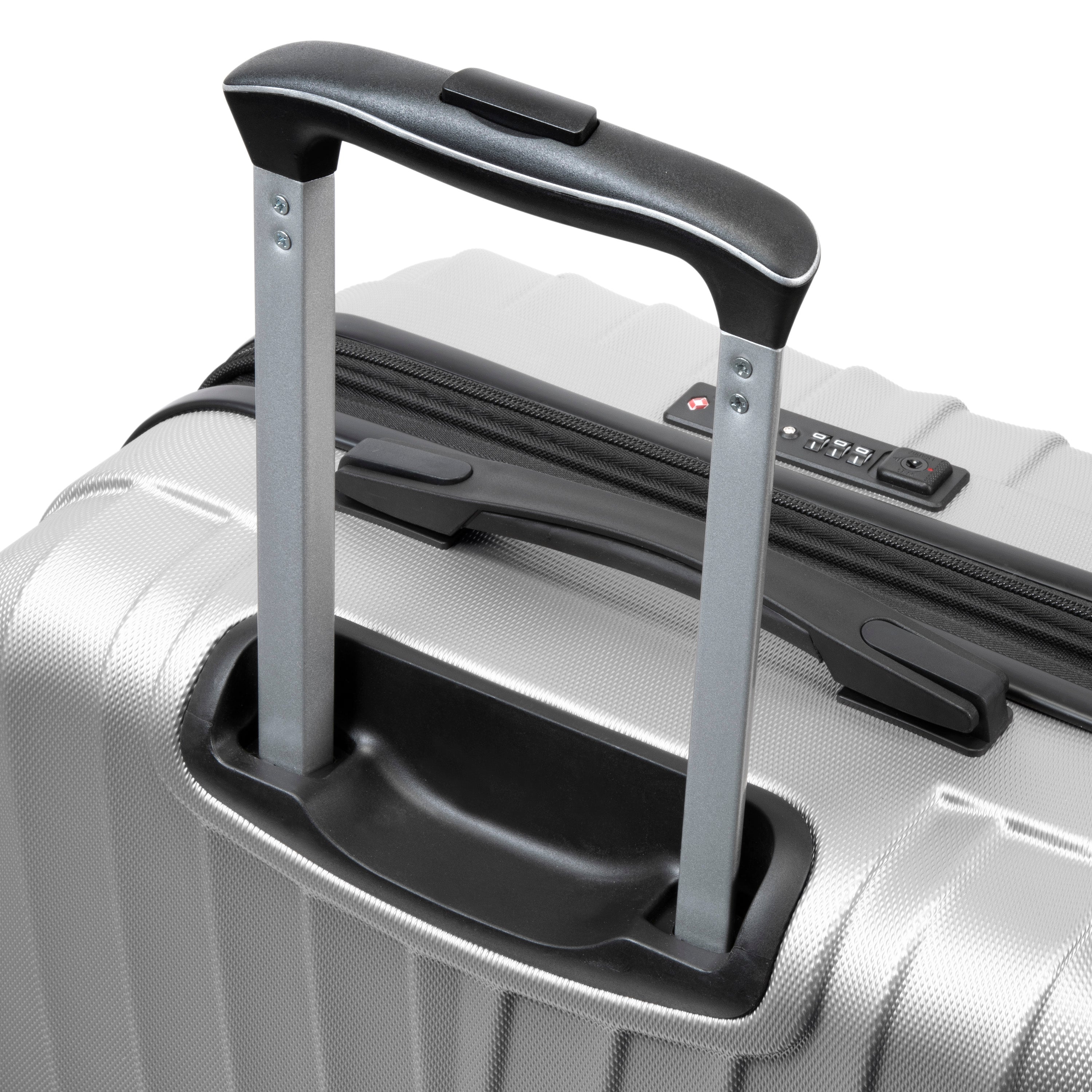 Skyway Epic Hardside 4-Wheel Luggage Spinner Collection ( Silver , 28-Inch ) Silver 28 Inch U1