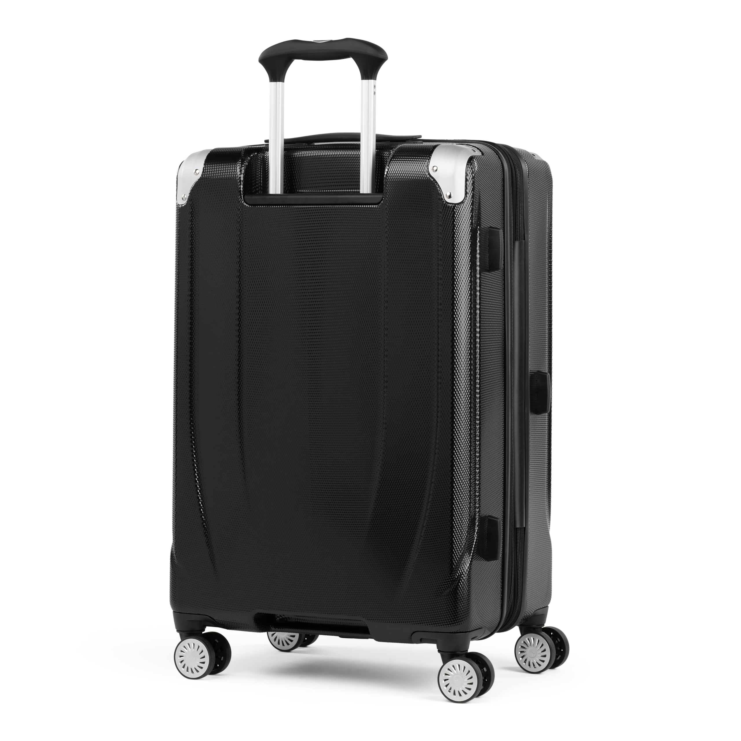 Travelpro Pathways 3 Hardside Expandable Luggage, 8 Spinner Wheels, Lightweight Hard Shell Suitcase, Checked Medium 25 Inch ( Black Knight , Checked Medium 25 Inch ) Black Knight Checked Medium 25 Inch U3