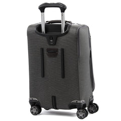 Travelpro Platinum Elite Softside Expandable Luggage, 8 Wheel Spinner Suitcase, USB Port, Fits up to 15" Laptop, Men and Women, Business Plus ( Vintage Grey , Carry-On 20-Inch ) Vintage Grey Carry On 20 Inch U1