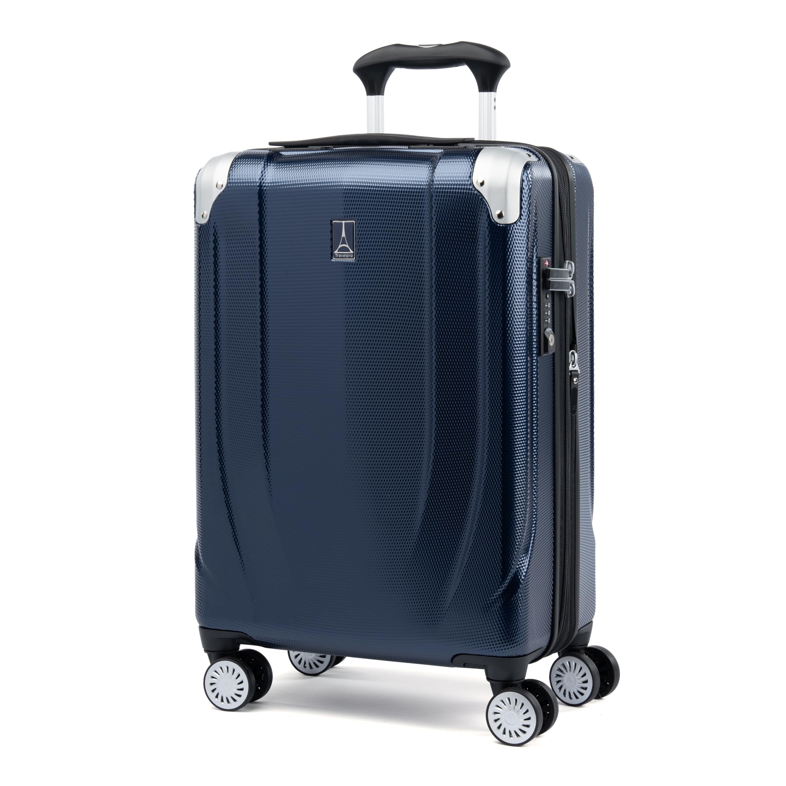 Travelpro Pathways 3 Hardside Expandable Luggage, 8 Spinner Wheels, Lightweight Hard Shell Suitcase, Carry On 21 Inch ( Royal Blue , Carry On 21 Inch ) Royal Blue Carry On 21 Inch U22