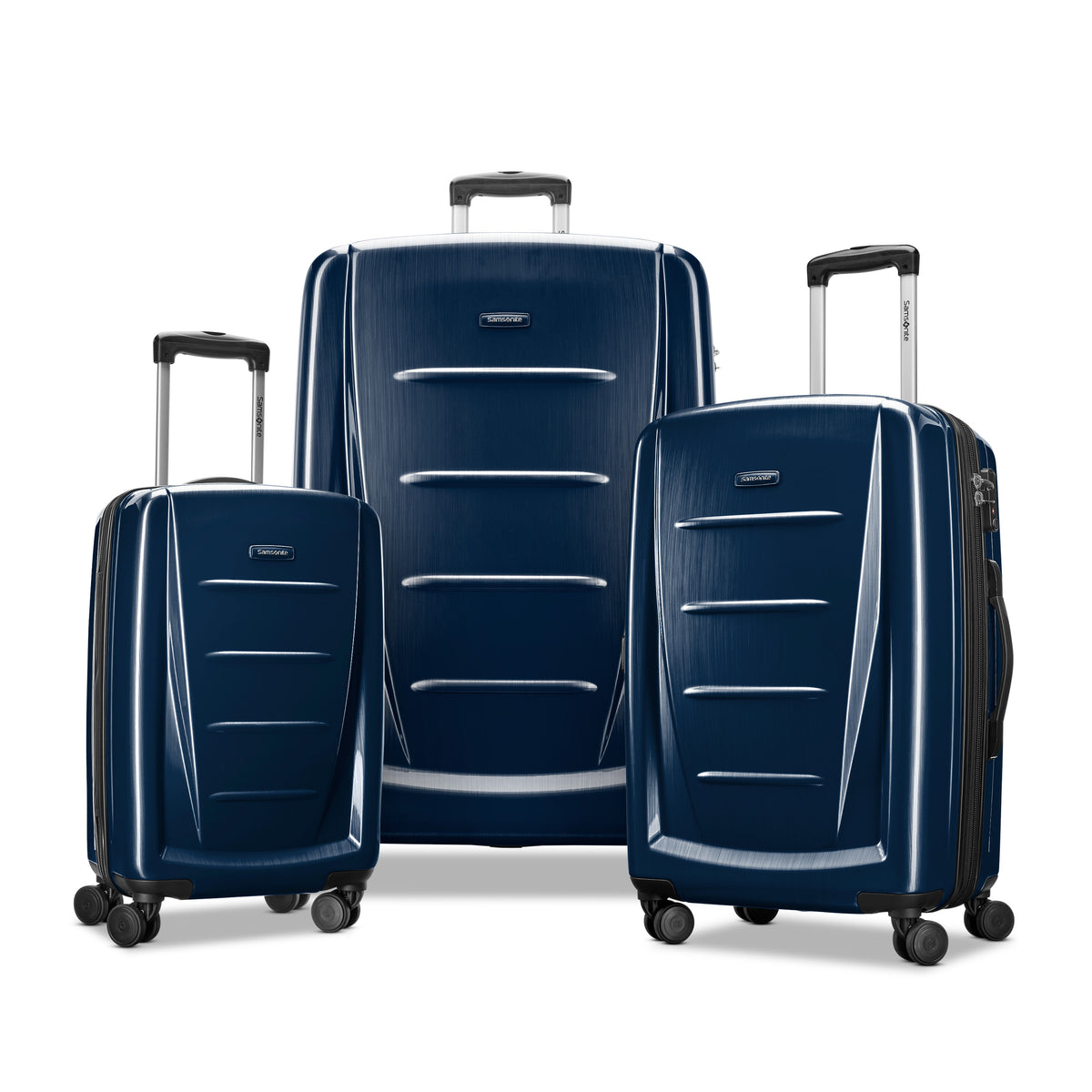 Samsonite Winfield 2 Hardside Luggage with 360 Spinner Wheels, TSA Lock, Airline Approved ( Navy , 3-Piece Set (20/24/28) ) Navy 3 Piece Set 20 24 28 U9