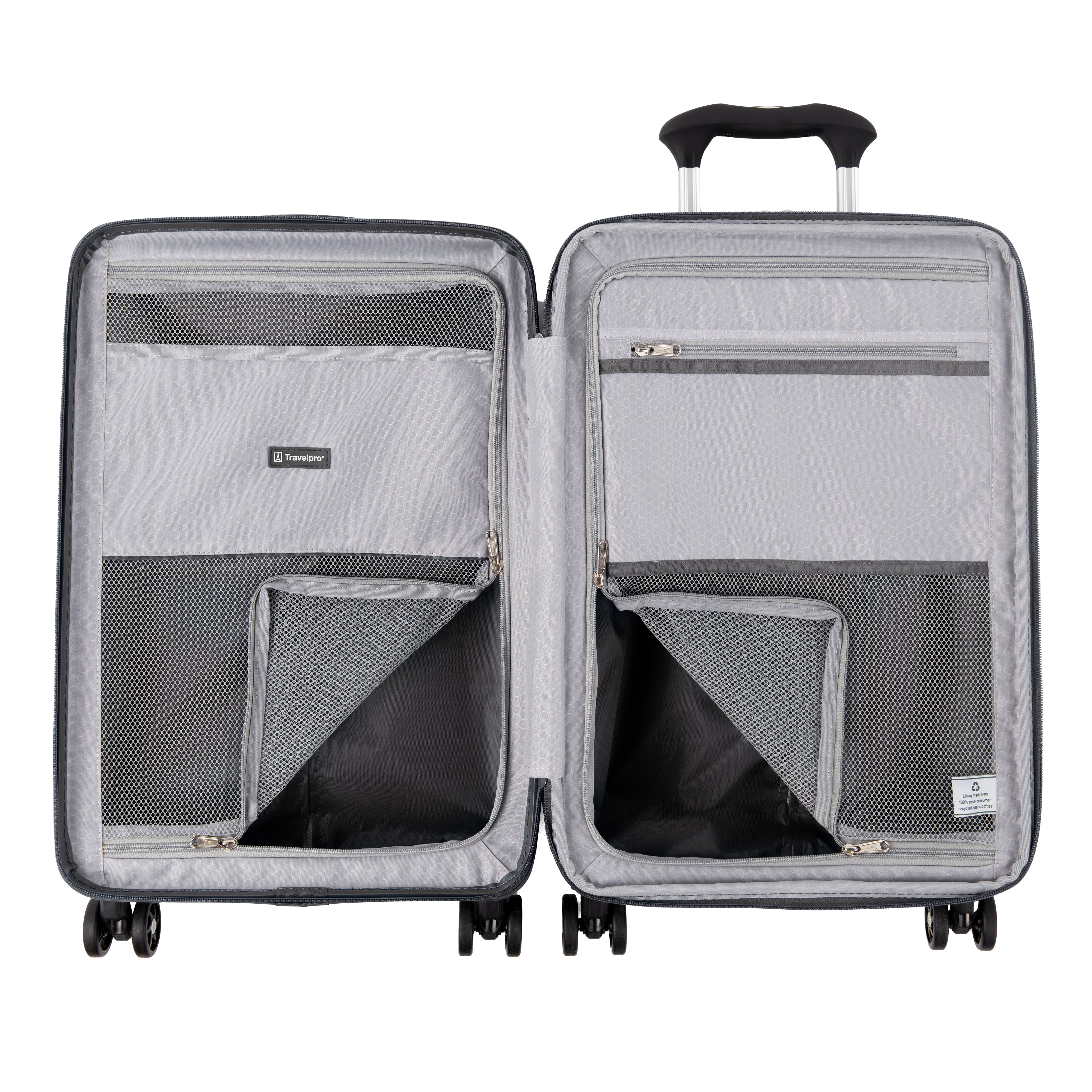 Travelpro Maxlite Air Hardside Expandable Luggage, 8 Spinner Wheels, Lightweight Hard Shell Polycarbonate ( Shadow Grey , 3-Piece Set (21/25/28) ) Shadow Grey 3 Piece Set 21 25 28 U2
