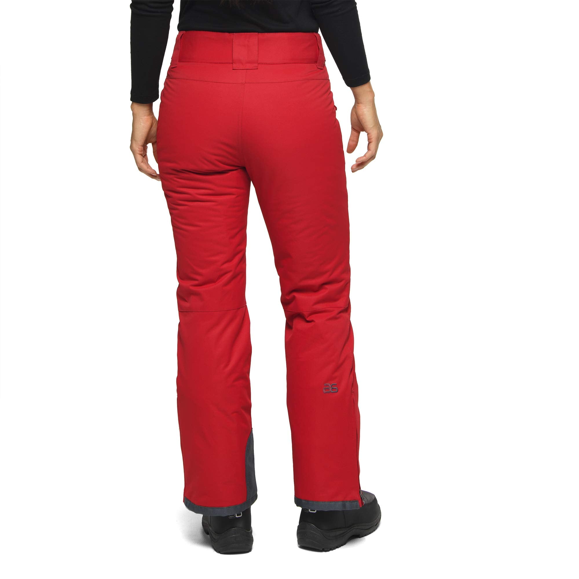 Arctix Women's Essential Insulated Snow Pant Vintage Red Small Short U8