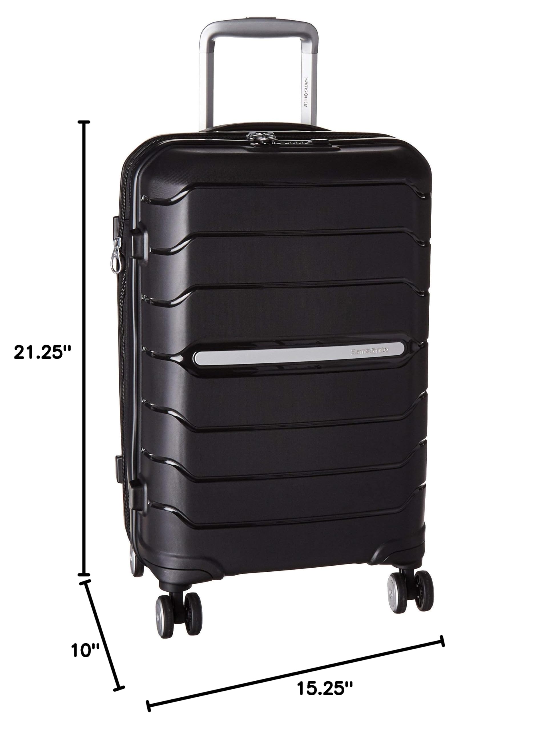 Samsonite Freeform Hardside Expandable with Double Spinner Wheels ( Dark Teal , Carry-on Spinner ) Dark Teal Carry On Spinner U15