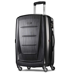 Samsonite Winfield 2 Hardside Luggage with Spinner Wheels Brushed Anthracite Checked Medium 24 Inch U9