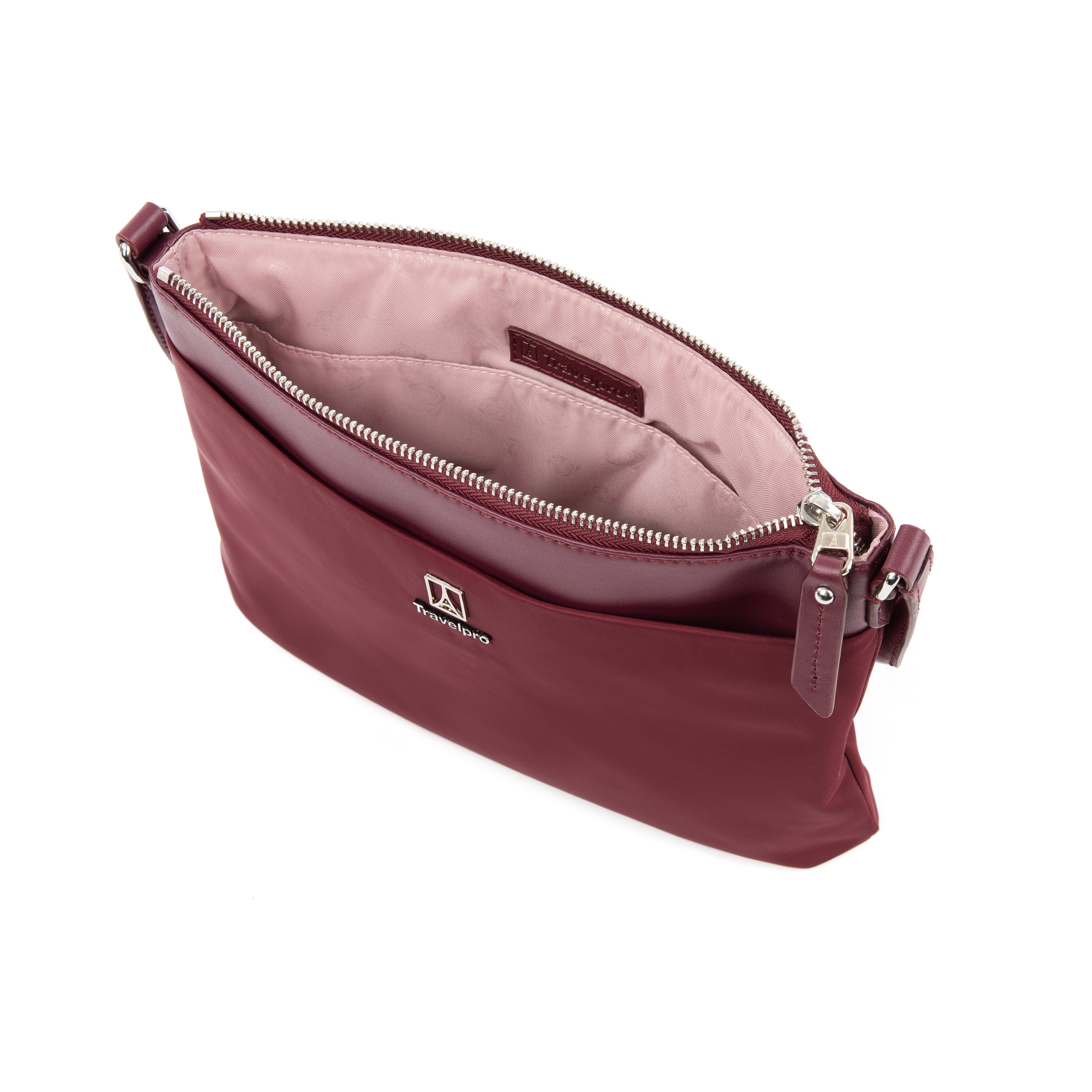 Travelpro Platinum Elite Women's Crossbody Bordeaux One Size U1