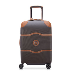 DELSEY Paris Chatelet Air 2.0 Hardside Luggage with Spinner Wheels Chocolate Brown Carry On 21 Inch U3