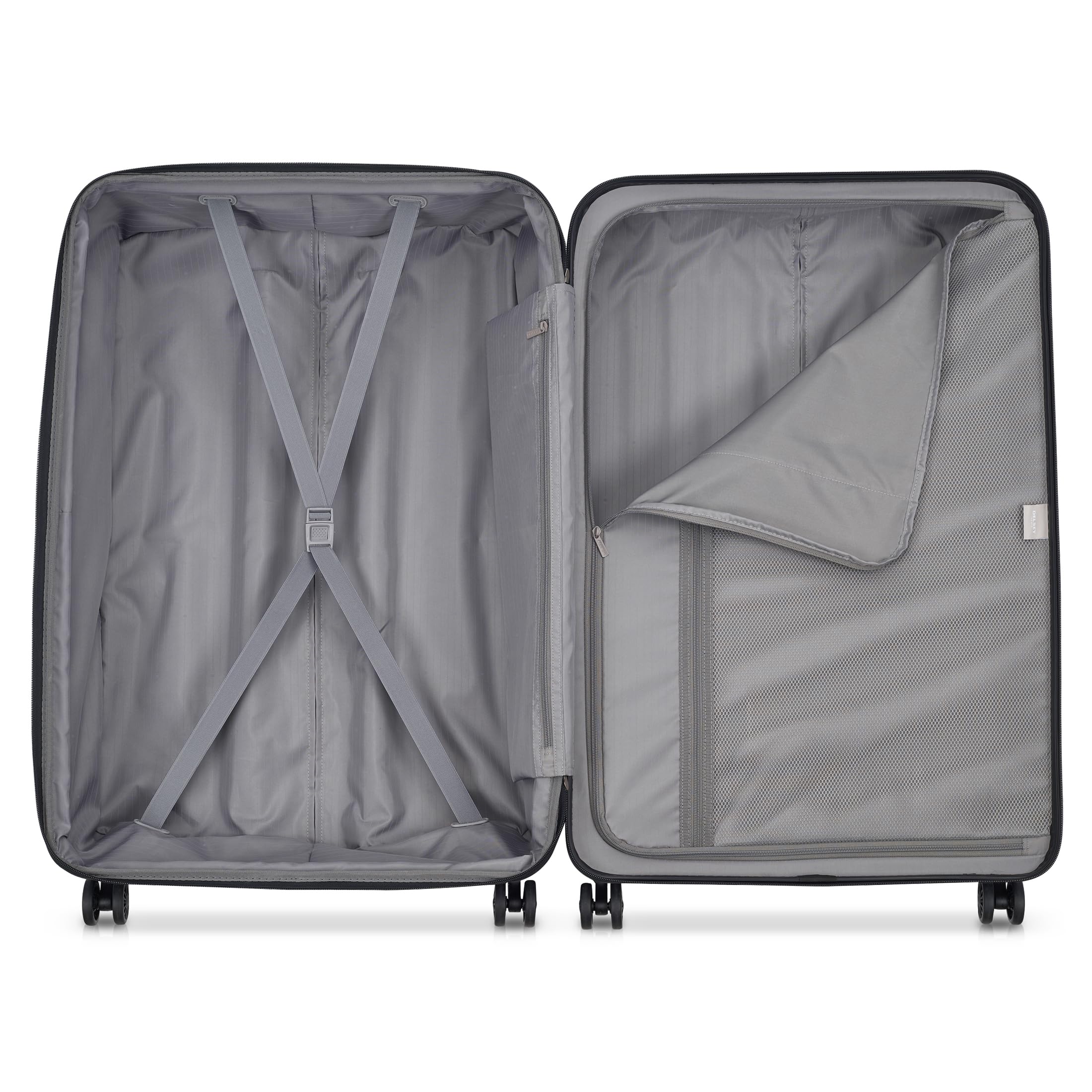 DELSEY Paris Helium Aero Hardside Expandable Luggage with Spinner Wheels ( Latte , Checked-Large 29 Inch ) Latte Checked Large 29 Inch U15
