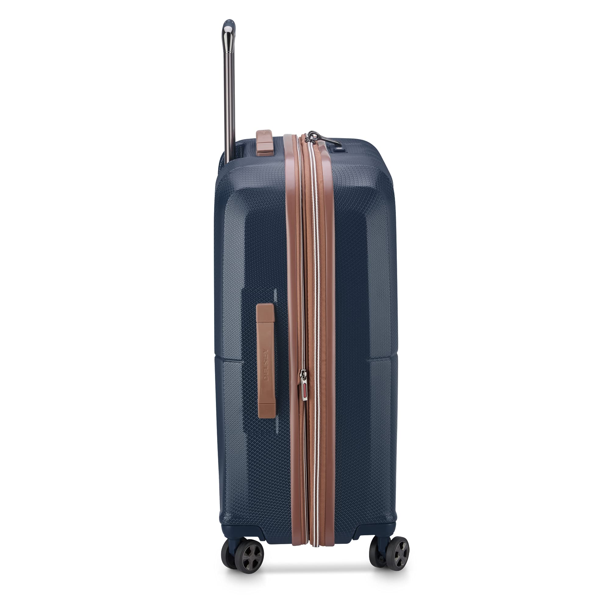 DELSEY Paris Carrousel Hardside Expandable Luggage with Spinner Wheels Navy 3 Piece Set 21 24 28 U2