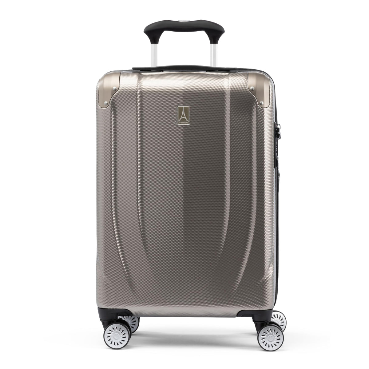Travelpro Pathways 3 Hardside Expandable Luggage, 8 Spinner Wheels, Lightweight Hard Shell Suitcase ( Champagne , Carry On 21 Inch ) Champagne Carry On 21 Inch U10