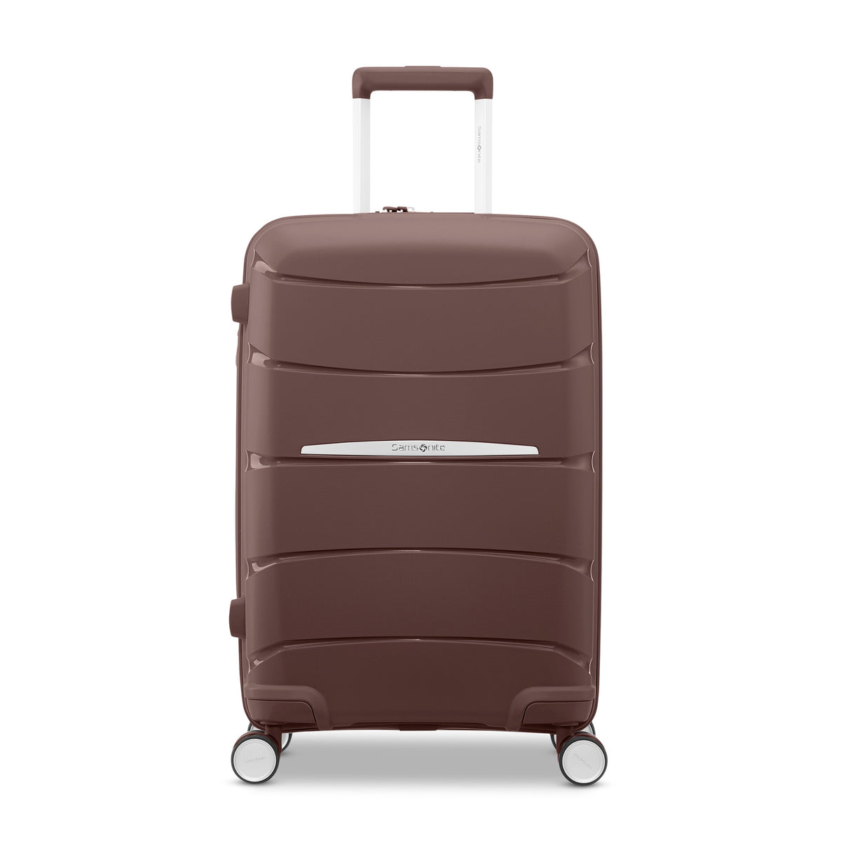 Samsonite Outline Pro Carry-On Spinner ( Cocoa Chocolate Mauve , One Size ) Cocoa Chocolate Mauve One Size U1