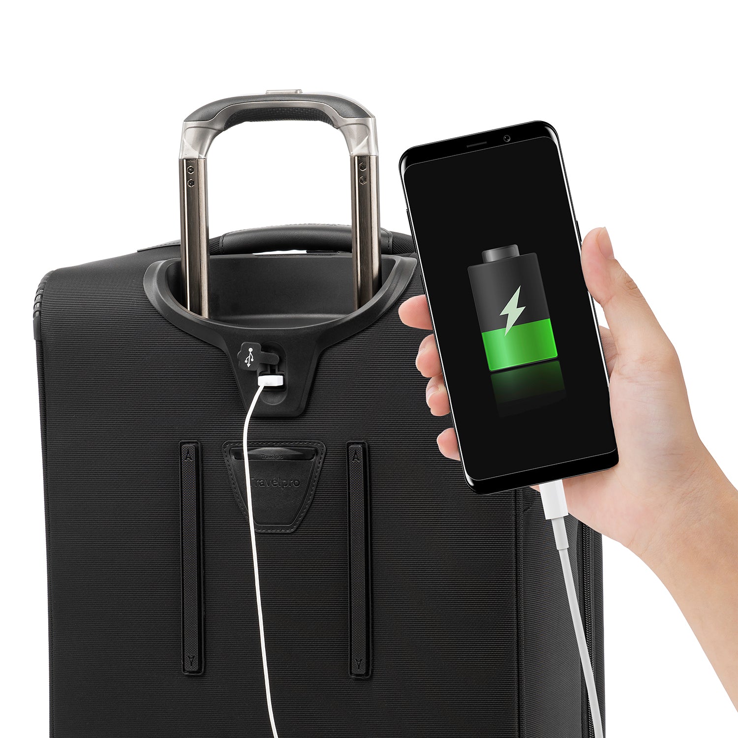 Travelpro Crew Versapack Max Carry-On Exp Rollaboard ( Jet Black , Carry-On 21-Inch ) Jet Black Carry On 21 Inch U7