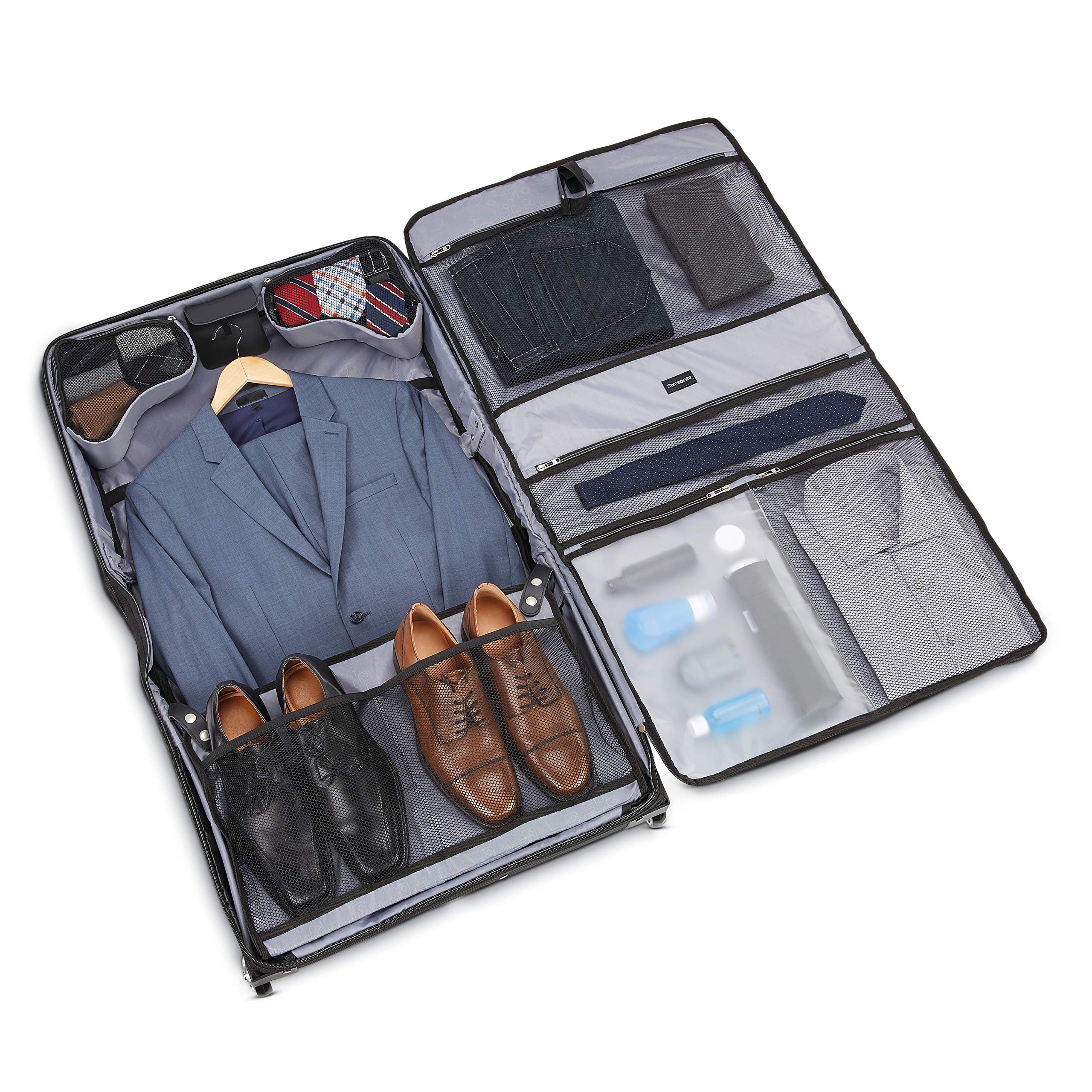 Samsonite Ascella X Softside Luggage ( Black , Garment Bag ) Black Garment Bag U2