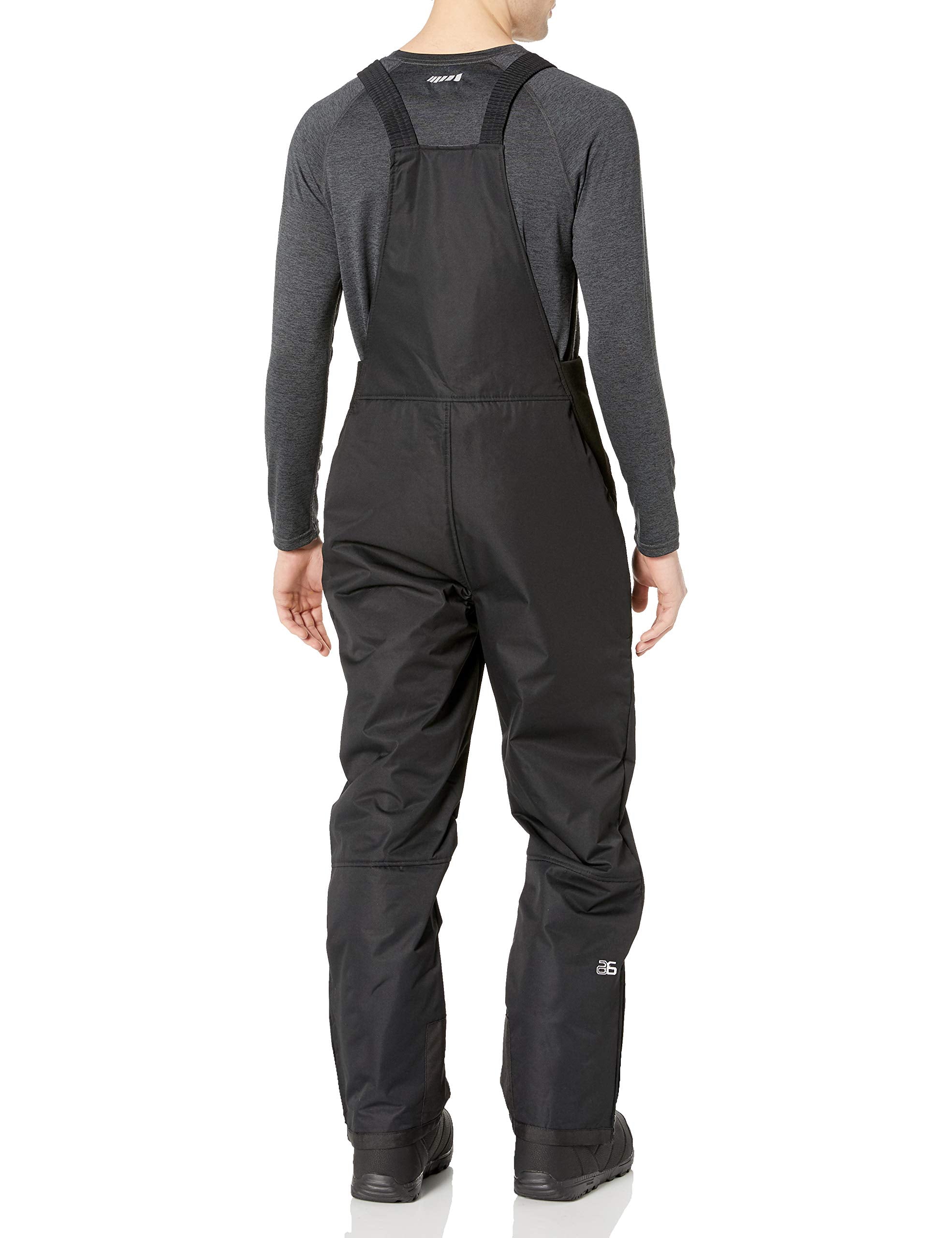 Arctix Mens Essential Insulated Bib ( Black , XX-Large/32" Inseam ) Black XX Large 32 Inseam U1