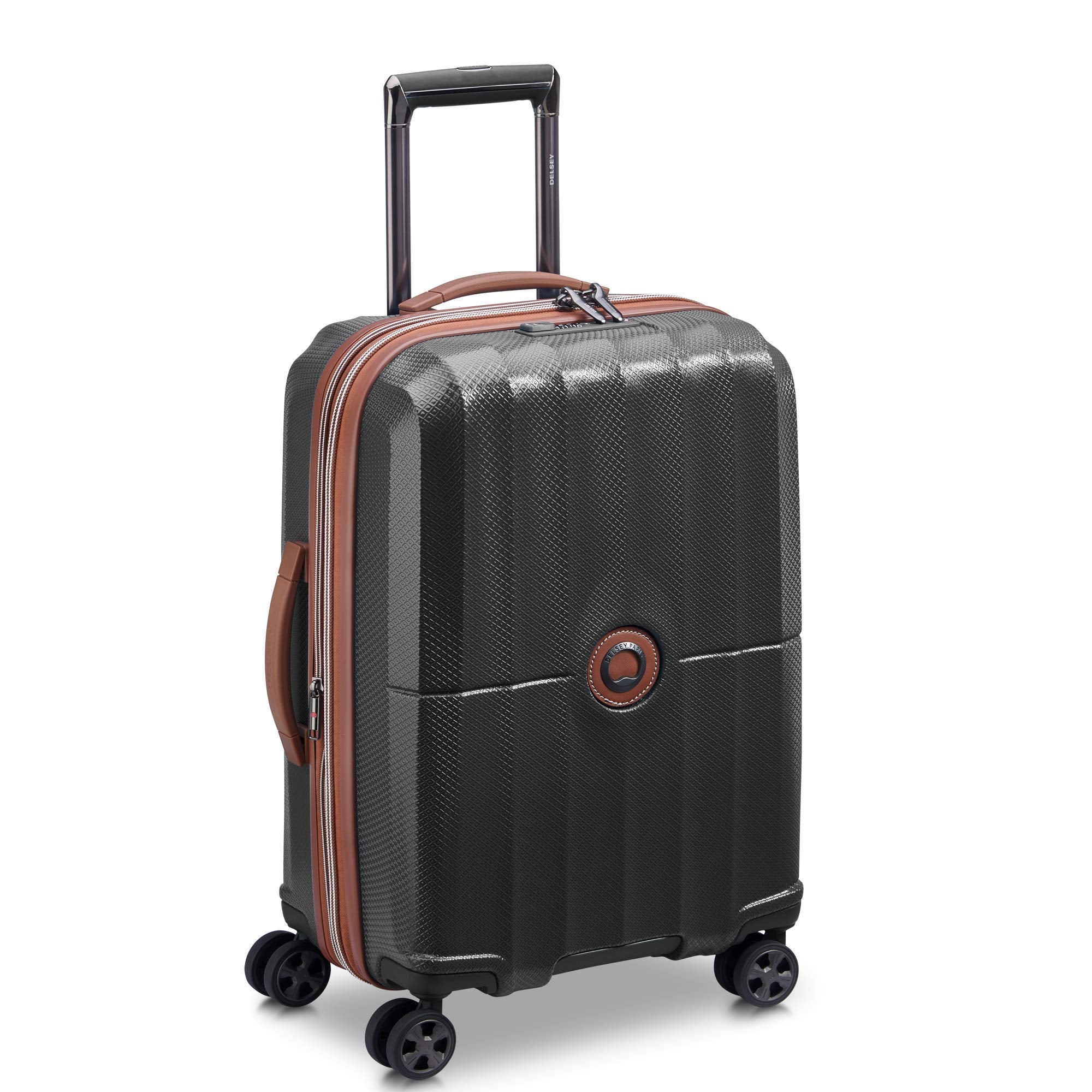 Delsey Paris Carrousel 28" Expandable Carry-On Spinner ( Black , Carry-on 21 Inch ) Black Carry On 21 Inch U9