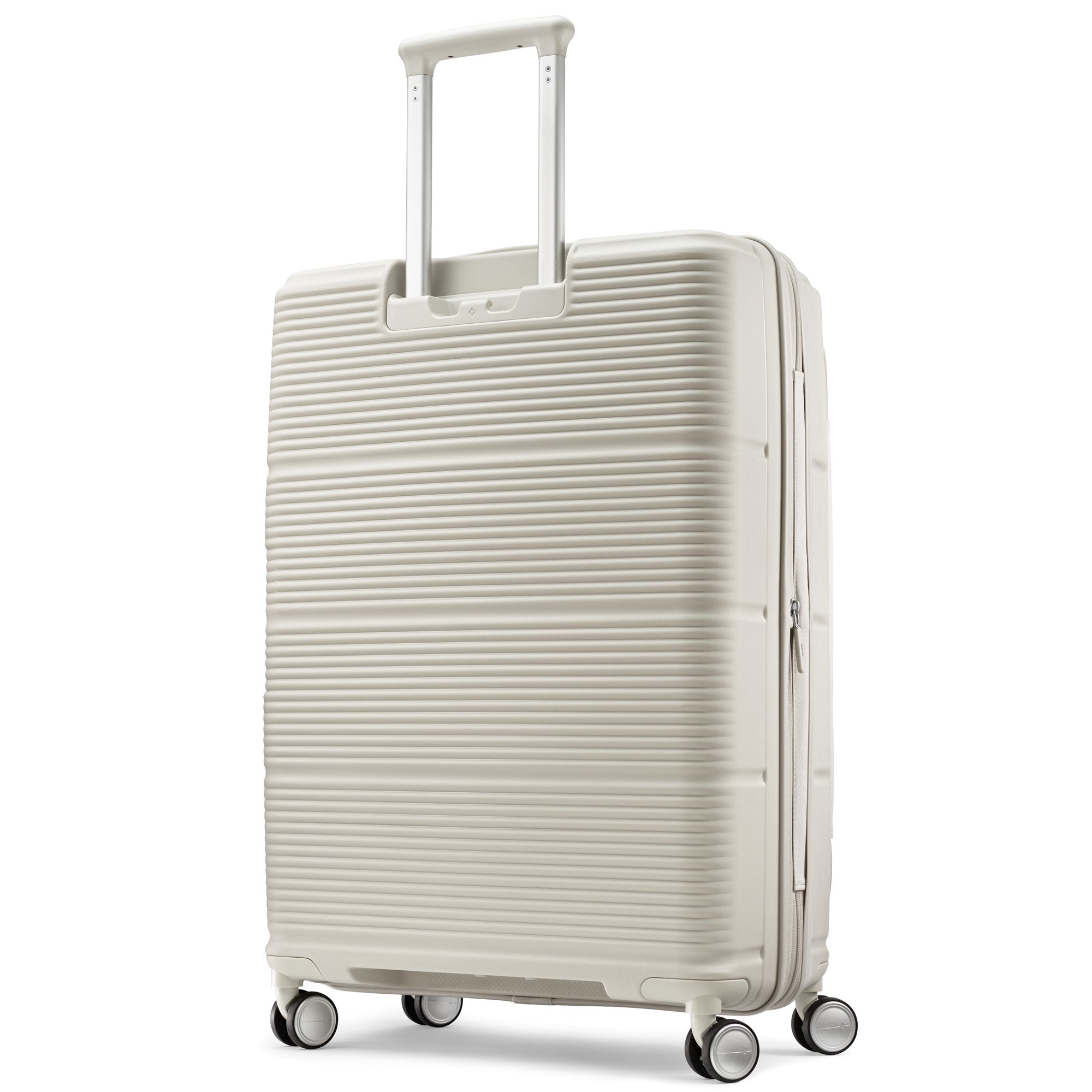 Samsonite Paralux Luggage - Innovative Design - Quick Access Front Pocket - Dual Suspension Wheel Technology - TSA Lock - Expandable - Includes Removable Packing Cubes ( Stone Grey , Large Checked Spinner ) Stone Grey Large Checked Spinner U1