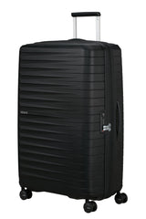 American Tourister Fastforward Expandable Hardside Luggage with Spinner Wheels, Large ( Flash Black , One Size ) Flash Black One Size U1