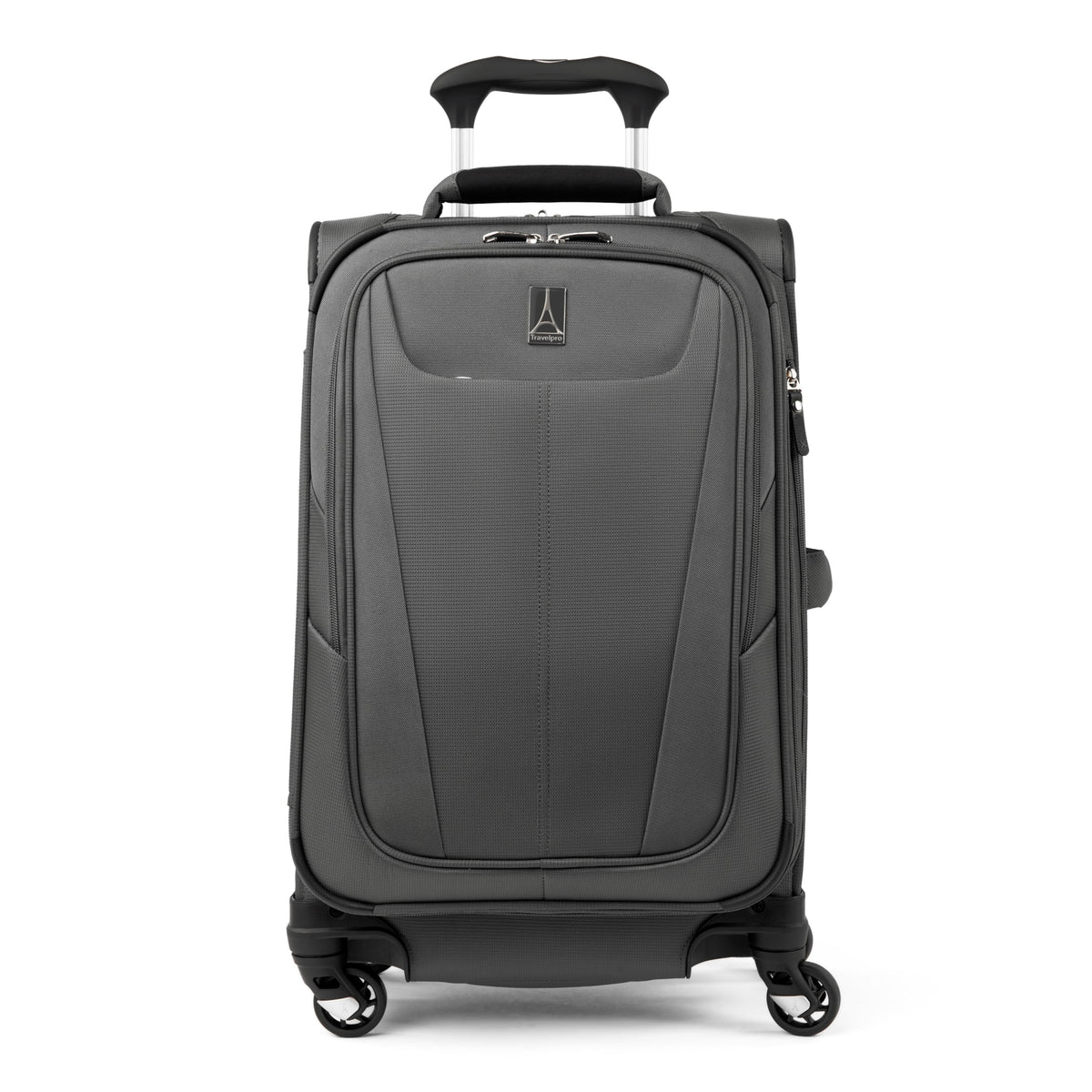 Travelpro Maxlite 5 Softside Expandable Luggage with 4 Spinner Wheels, Lightweight Suitcase, Men and Women ( Shadow Grey , Carry-on 21-Inch ) Shadow Grey Carry On 21 Inch U48