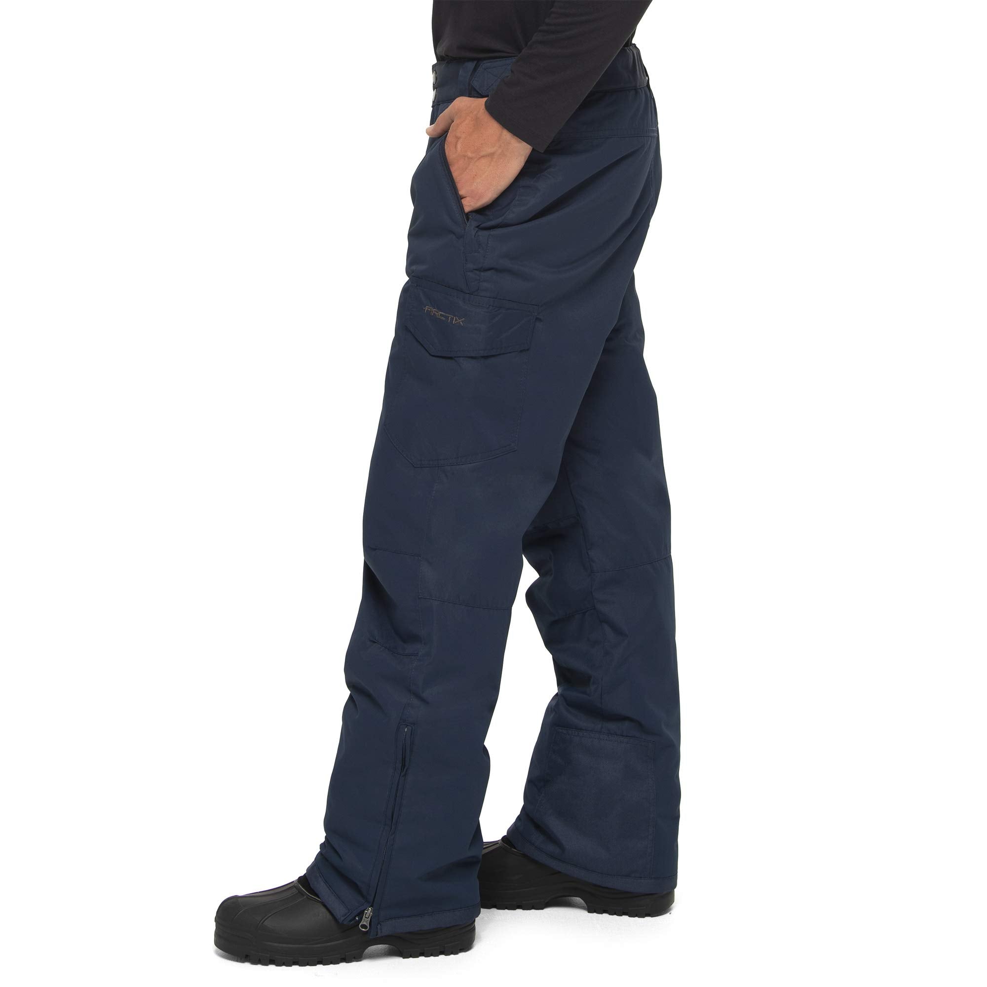 Arctix Men's Insulated Snowsports Cargo Pant Blue Night X Large 32 Inseam U1