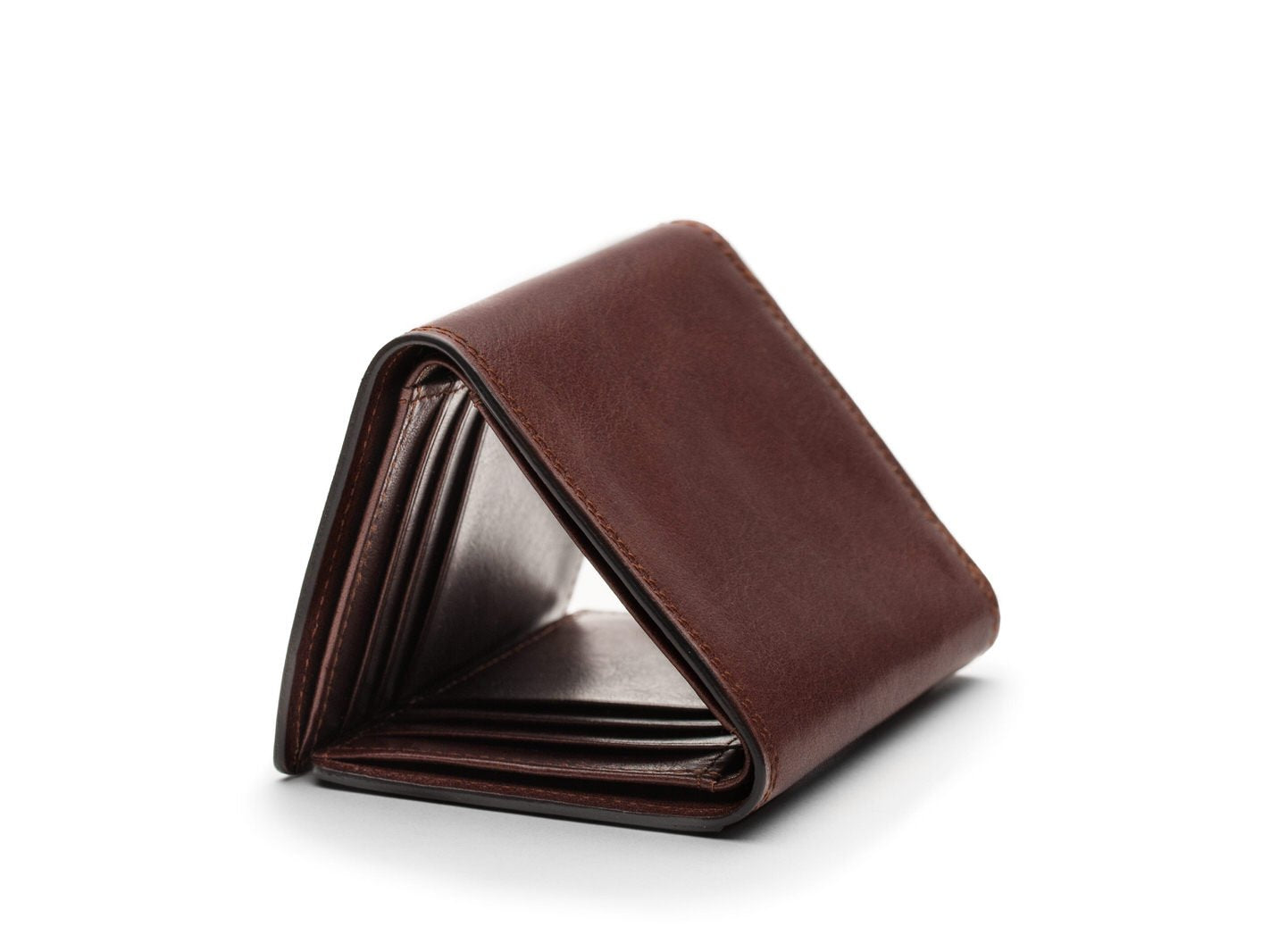Bosca Mens Dolce Collection - Double I.D. Trifold ( Dark Brown , One Size ) Dark Brown One Size U1