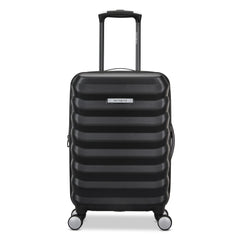 Samsonite Hard-Sided 20-Inch Lightweight Carry On Expandable Element Suitcase: Durable, 360 Spinner Wheels, Adjustable Telescopic Handle, TSA-Approved Lock ( Alpine Black , 20-Inch Carry-On ) Alpine Black 20 Inch Carry On U1