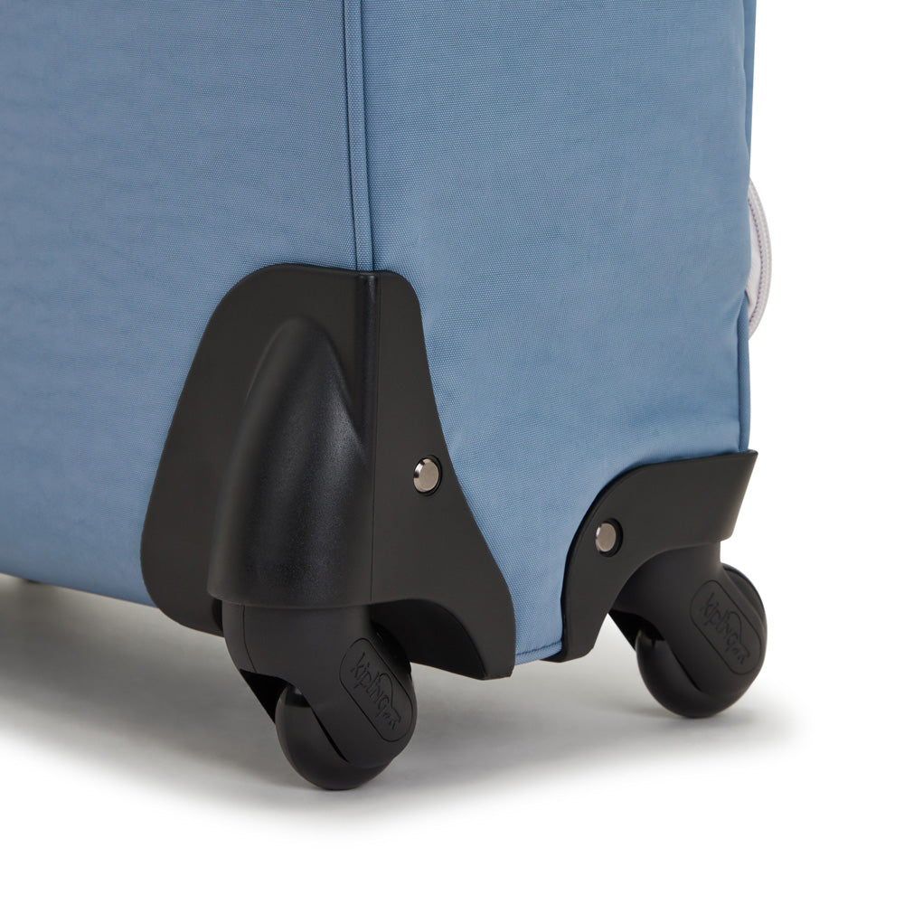 Kipling Devin on Wheels ( Brush Blue with Contrast , One Size ) Brush Blue with Contrast One Size U1